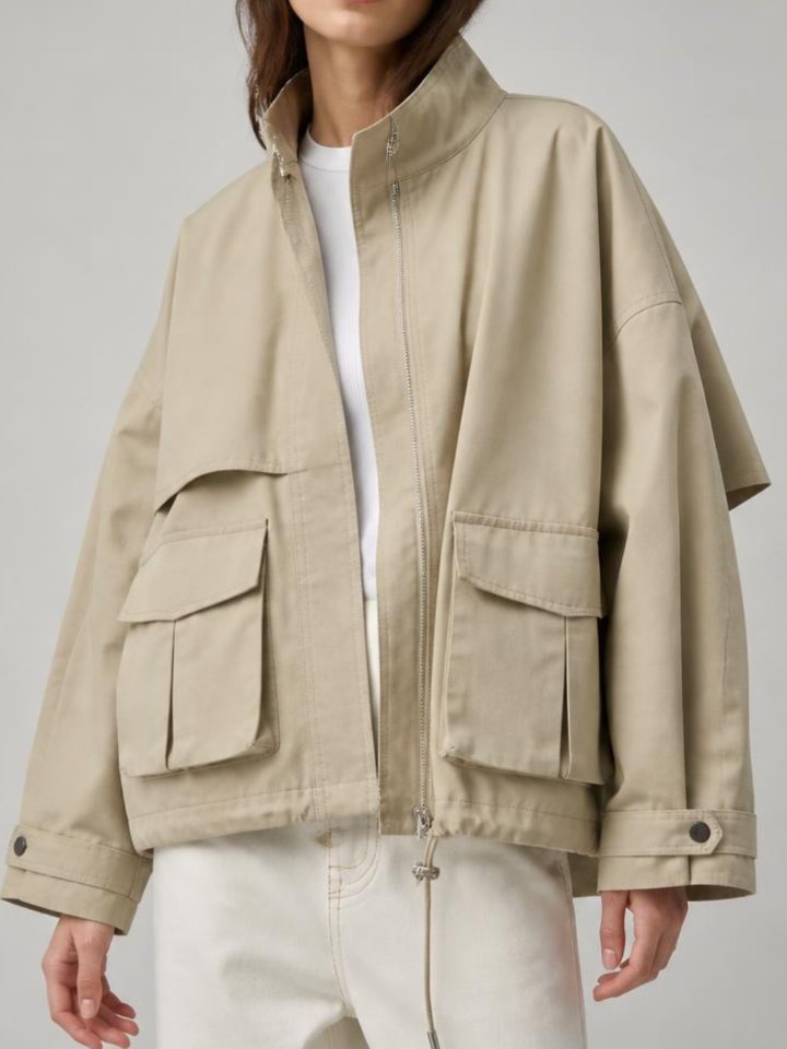 Jaqueta Oversized utilitária