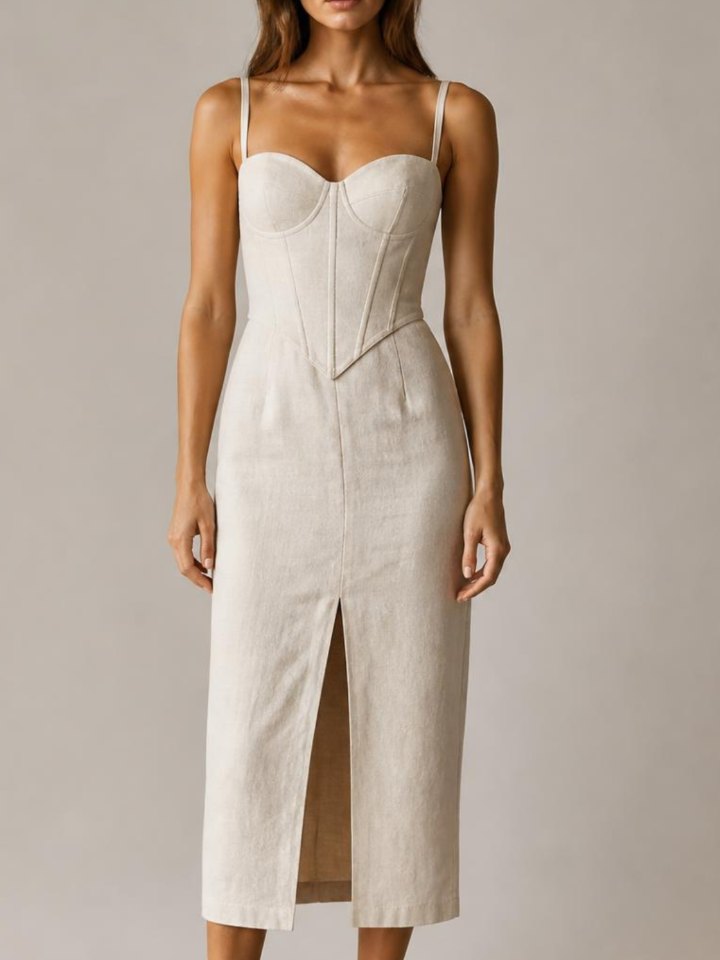 Vestido Midi corset